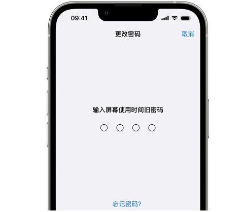 乐昌iPhone屏幕维修分享iPhone屏幕使用时间密码忘记了怎么办 