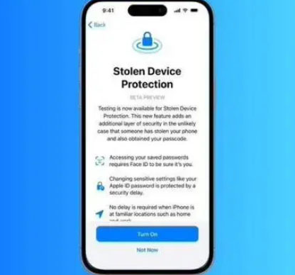 乐昌苹果授权维修店分享被盗设备保护功能开启方法 