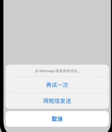 乐昌apple维修iPhone上无法正常发送iMessage信息