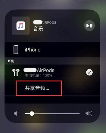 乐昌苹果14音频维修点分享iPhone14音频共享设置方法 