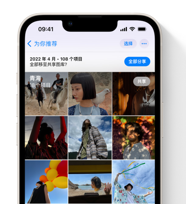 乐昌苹果维修网点分享在 iPhone 上使用共享图库 